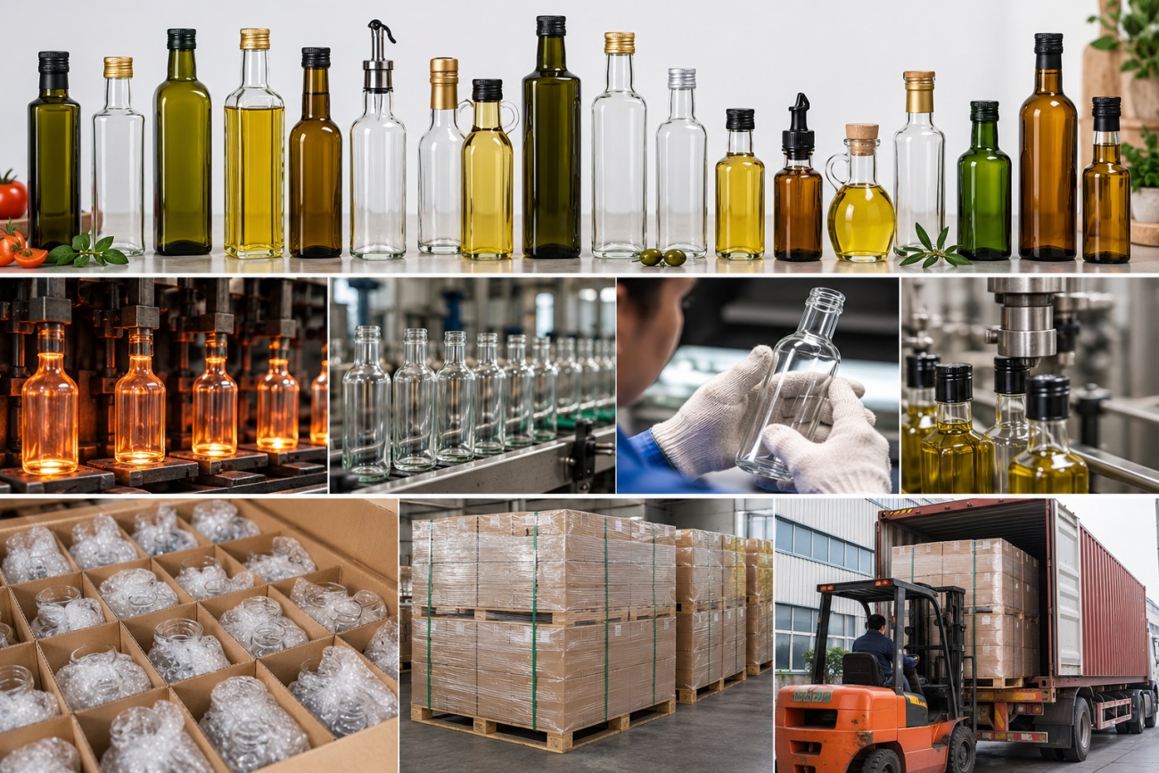 Glass Oil Bottles