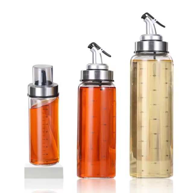 Glass Cooking Olive Oil Bottle 1