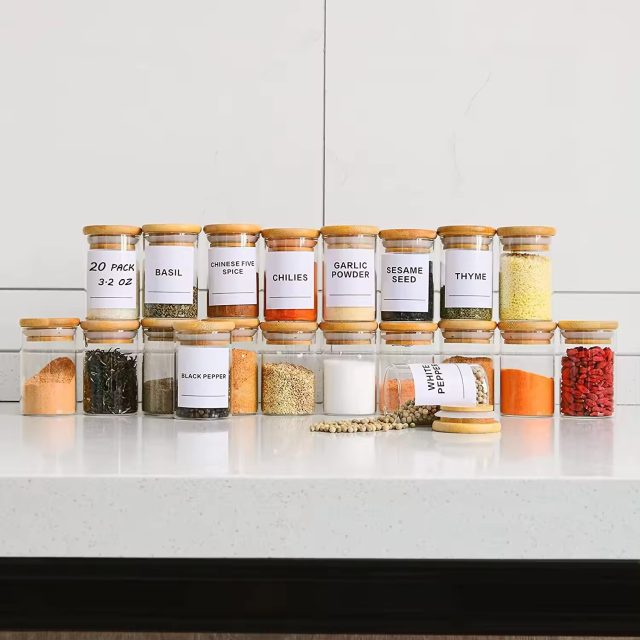 Borosilicate kitchen storage glass 4 Borosilicate kitchen storage glass 4