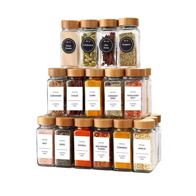 Chili Powder Bottle with Wood Lids 3 Chili Powder Bottle with Wood Lids 3