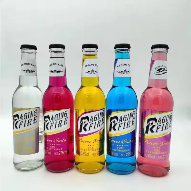 Cocktail juice glass beer bottle 6 Cocktail juice glass beer bottle 6