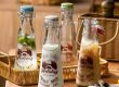 Glass shake top bottle with airtight cap 3 1