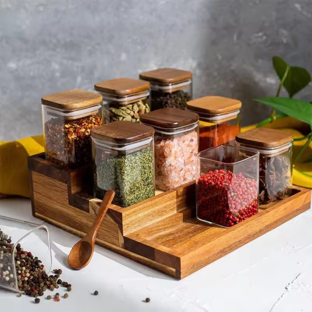 Glass spice jar bottle 4 oz 2 Glass spice jar bottle 4 oz 2