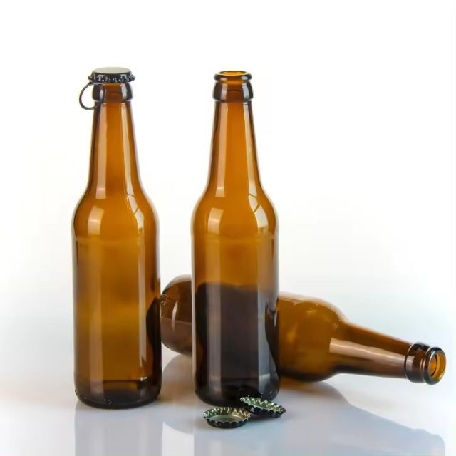 Hot Sale 650Ml Glass Beer Bottle With Lid 4