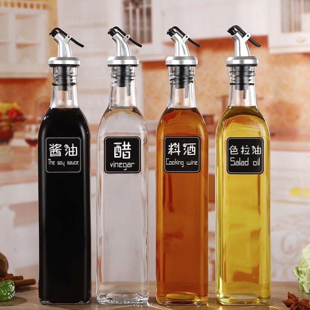 Kitchen soy sauce bottle with mist control oil pot bottle 1 Kitchen soy sauce bottle with mist control oil pot bottle 1