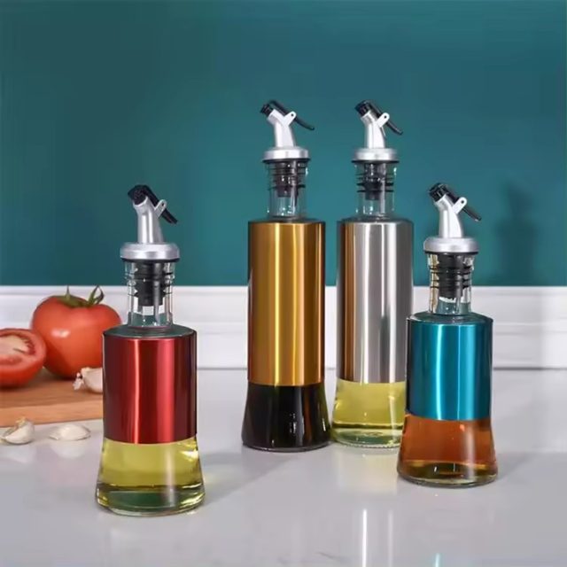 Leakproof Glass Olive Oil Seasoning Bottle 1 Leakproof Glass Olive Oil Seasoning Bottle 1