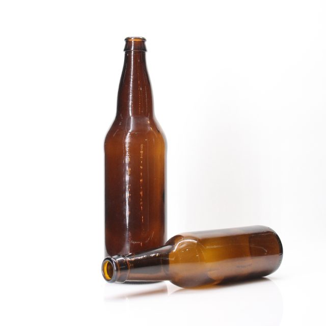 Long necked beer glass bottle 3