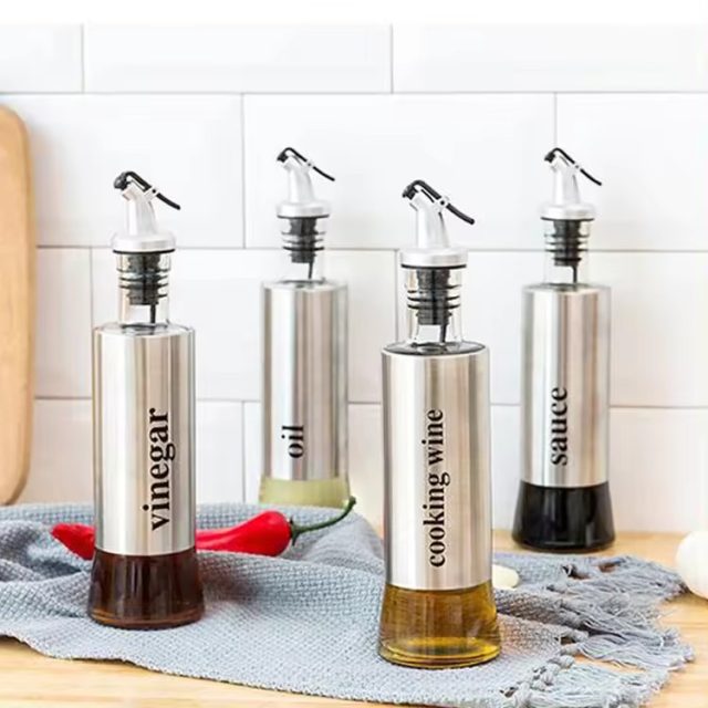 Oil bottle leak proof oil pot vinegar bottle 6 Oil bottle leak proof oil pot vinegar bottle 6
