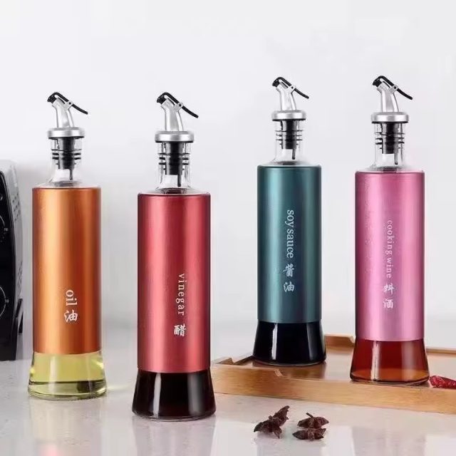 Olive glass oil vinegar bottle refueling machine 1 Olive glass oil vinegar bottle refueling machine 1