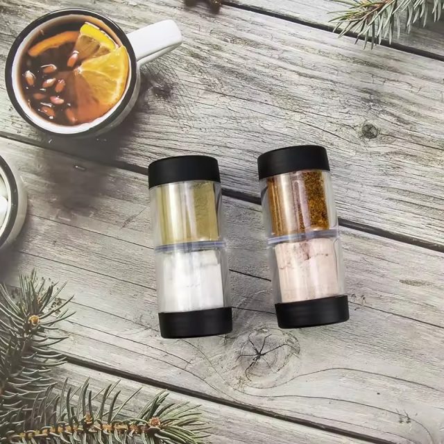 Plastic salt and pepper shaker spice jar 3 Plastic salt and pepper shaker spice jar 3
