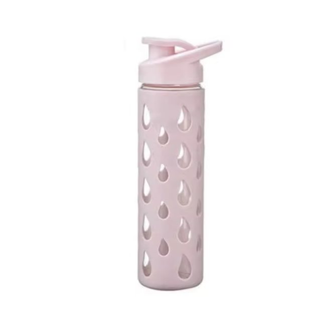 Portable sports glass water bottle 1 Portable sports glass water bottle 1