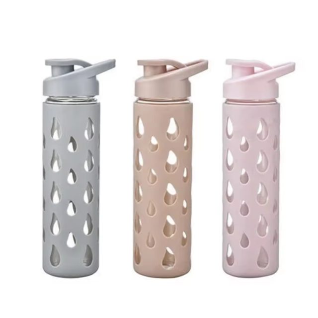 Portable sports glass water bottle 5 Portable sports glass water bottle 5