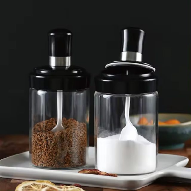 Pot with lid spice pot set 3 Pot with lid spice pot set 3