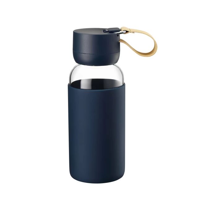 Transparent borosilicate glass water bottle 2 Transparent borosilicate glass water bottle 2