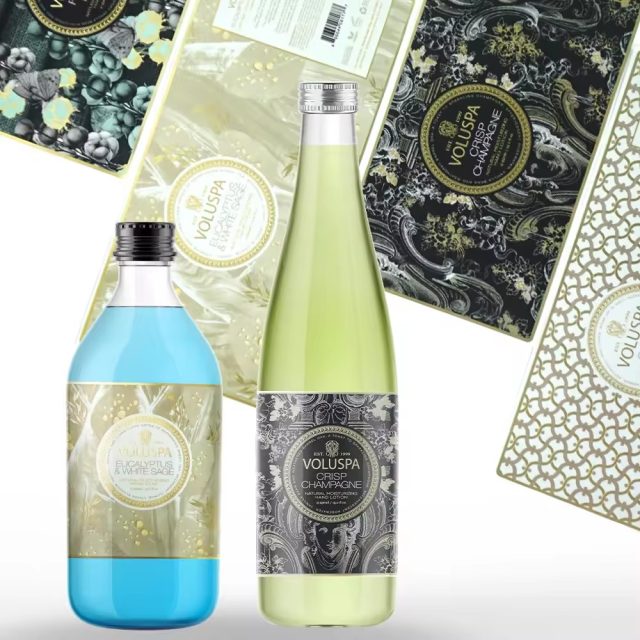 Vinyl Champagne Beer Label 5