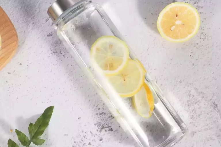reusable high borosilicate glass water bottle with lid 6 reusable high borosilicate glass water bottle with lid 6