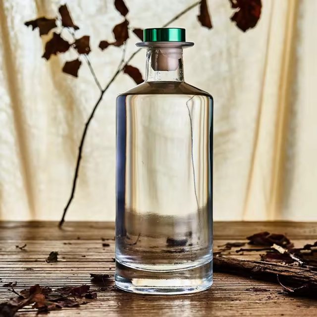 round liquor whisky bland spirit glass bottle for whisky 2
